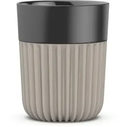 Sengetti Ribbed Coffee Mug Black-Stone